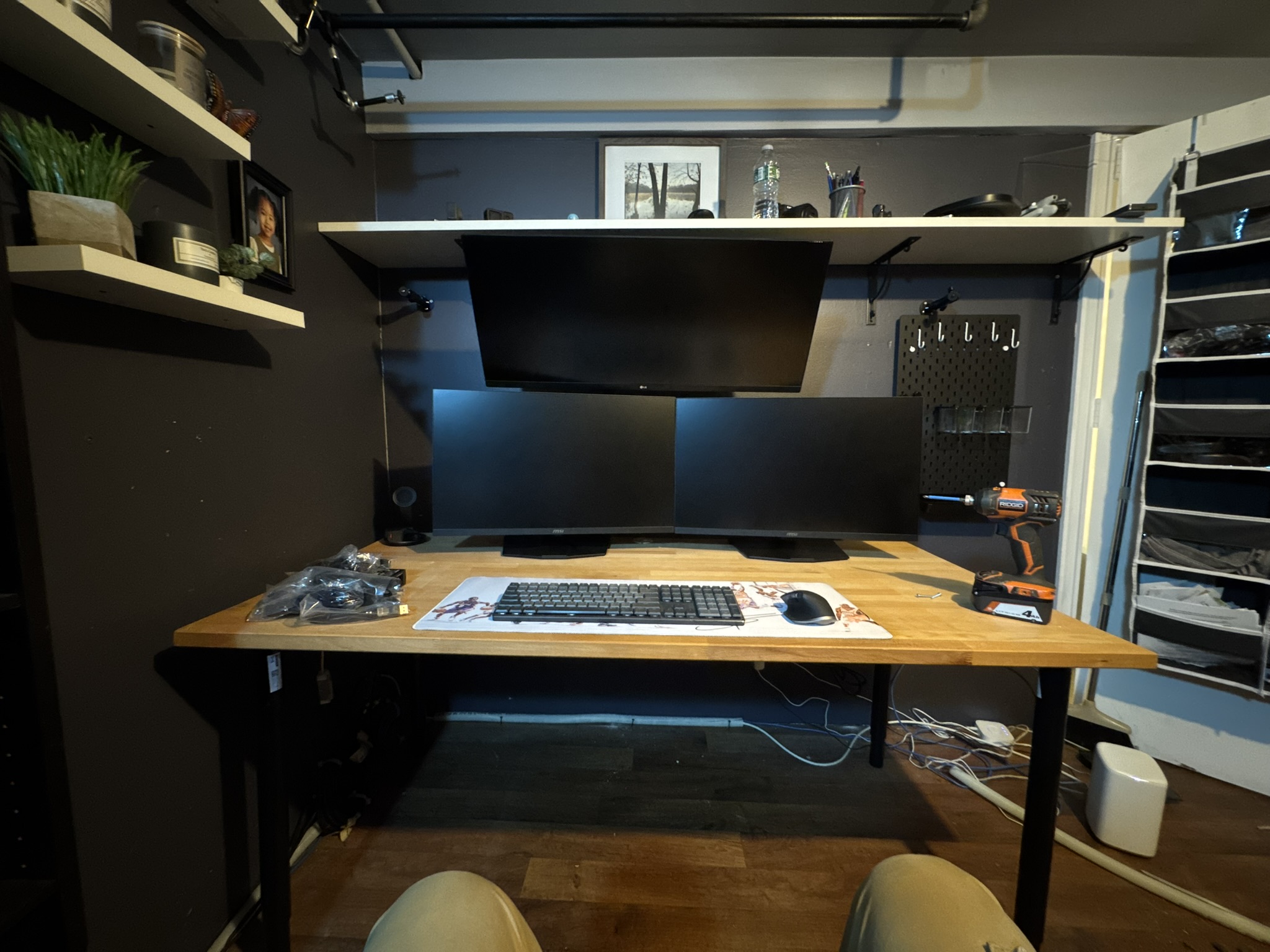 Bedroom Desk Setup After 1