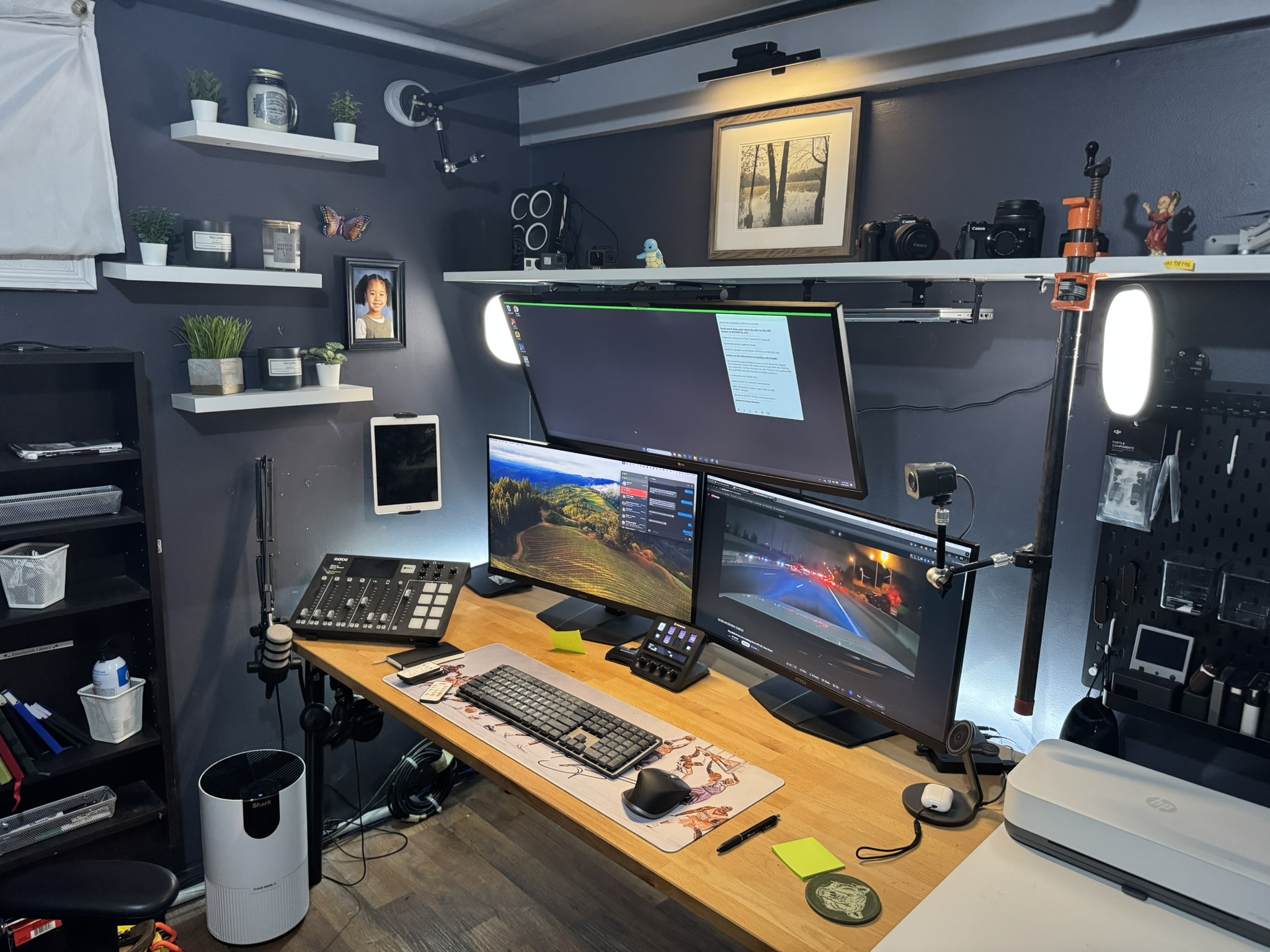 Bedroom Desk Setup After 2