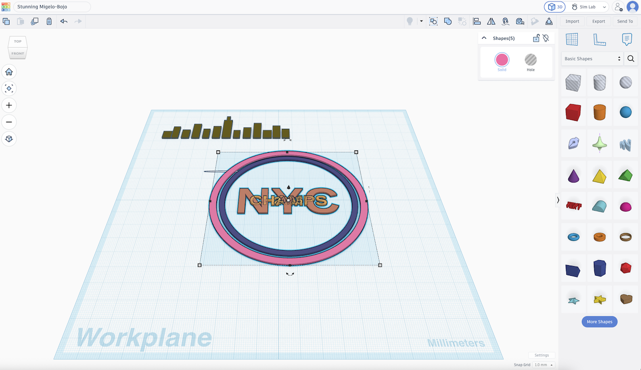 TinkerCAD Screenshot 2