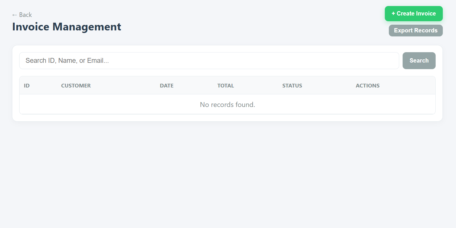 Custom Web Development Database Interface